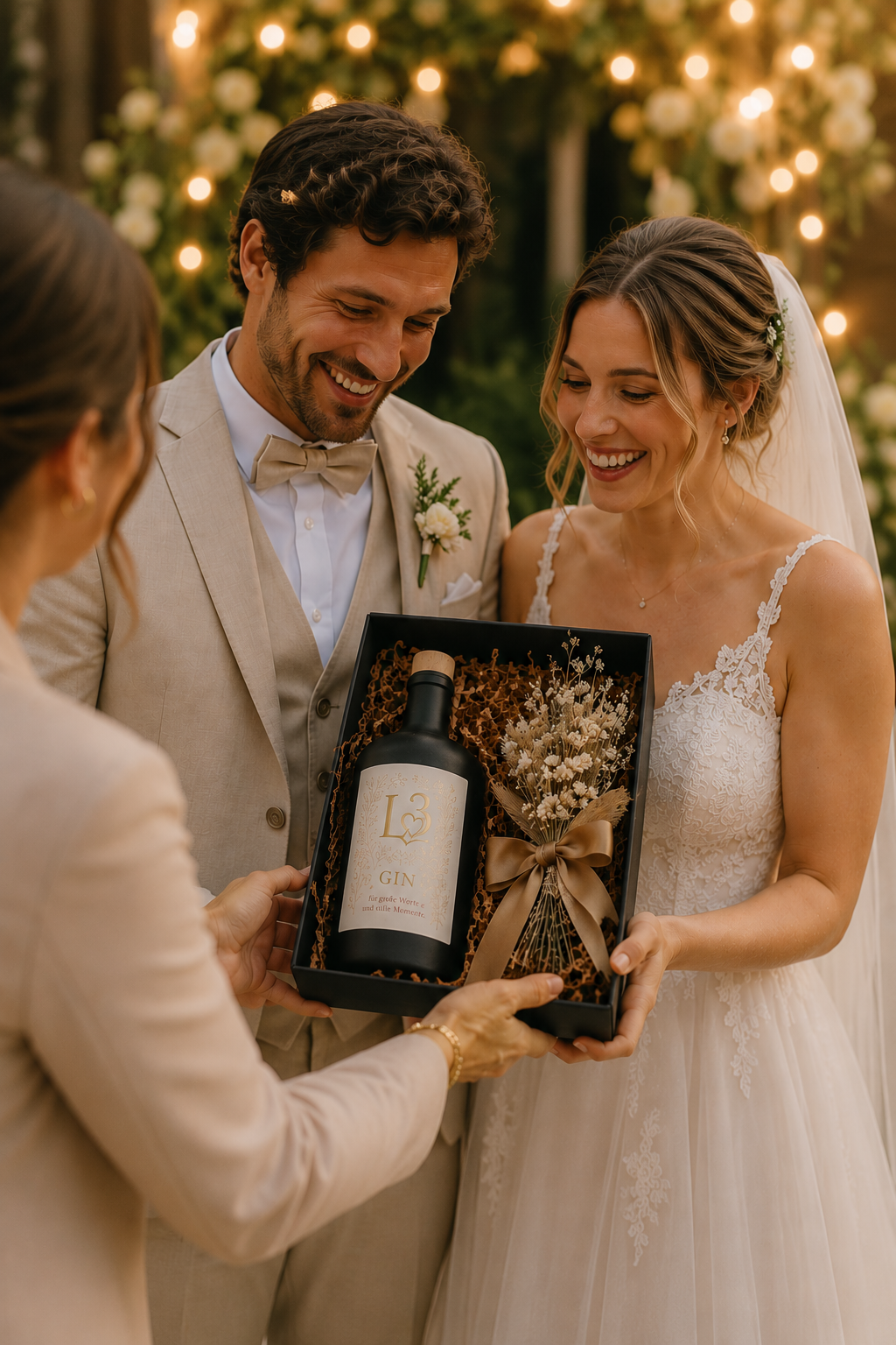 Verschenke den L³ Gin zur Hochzeit.